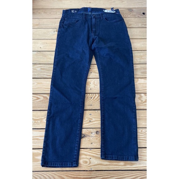 NWT Nautica Men’s Slim Fit Stretch Jeans Size 32x30 Blue - Picture 1 of 10